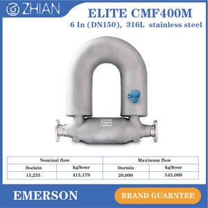 エマーソンコリオリ流量計マイクロモーションエリートCMF300Mマスフローセンサー液ガス用6 DN150 316LステンレススチールOEM - Product Image 2