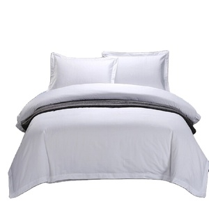 Bộ ga trải giường khách sạn 100% cotton, đạt chứng nhận OEKO-TEX, mật độ chỉ 300 sợi, màu sắc và kích thước tùy chỉnh - Product Image 1