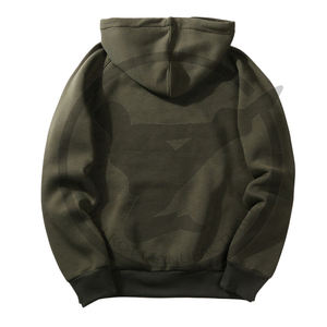 2025 algodón Fleece Boxy Fit Pullover Tallas grandes Sudaderas con capucha para hombre Custom Drop Shoulder Sudadera con capucha estampada de gran tamaño - Product Image 2