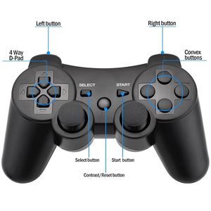 จอยสติ๊กแบบมีสายสำหรับ PS2 พร้อมมอเตอร์สั่นสะเทือน - Product Image 5