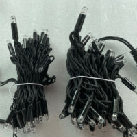 Guirlandes lumineuses LED extérieures étanches IP65 220V, fil blanc en cuivre caoutchouté, lumière chaude, pour Noël, mariages et aménagement paysager