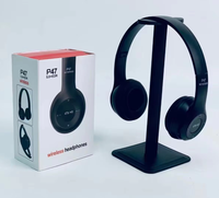 Headset Gaming Nirkabel P47 Over-Ear Aviation Travel 5.0 IPX-4 Tahan Air Chipset JL Latensi Rendah Hi-Fi Bass Dual Mode Type-C