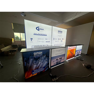 Nuevo diseño personalizado Durable aluminio SEG pantalla LED retroiluminada pared tensión tela exposición stand Expo 10x20 pies Trade Show Boot - Product Image 5