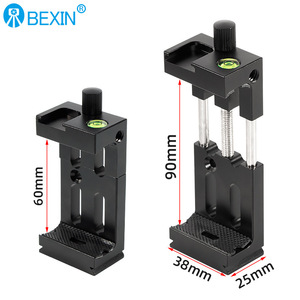 ตัวหนีบโทรศัพท์อะลูมิเนียม BEXIN ขนาด 60 มม. 90 มม. แบบหมุนได้ สำหรับต่อขยายแฟลชกล้อง - Product Image 1