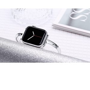 2023 dames mode luxe chaîne métal <span class=keywords><strong>bracelet</strong></span> de montre pour <span class=keywords><strong>Apple</strong></span> <span class=keywords><strong>Watch</strong></span> série Ultra 8 7 6 5 4 3 2 <span class=keywords><strong>1</strong></span> <span class=keywords><strong>Bracelet</strong></span> réglable - Product Image 3