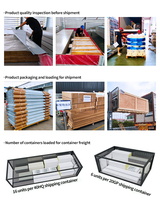 Mini-bâtiment de bureau mobile en conteneur, panneaux sandwich, entrepôt moderne pour stockage, maison préfabriquée personnalisable