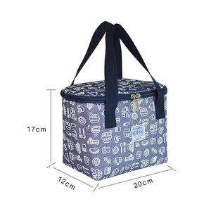 Sac isotherme personnalisé, écologique, petit, portable, imperméable, pour le déjeuner et les pique-niques - Product Image 5