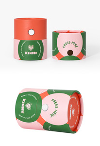 Sustainable Plastic-Free Child Resistant Cardboard Cylinder for Supplements - Product Image 4