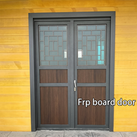 Porte en polyuréthane FRPU (Plastique renforcé de fibres de verre) avec panneau, matériaux de construction pour maisons, usine