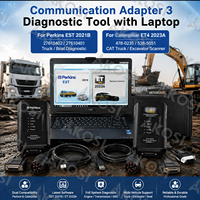 Adaptador de Comunicación para Perkins CAT 3 ET4, Escáner de Diagnóstico con Laptop CF53, Software EST 2021B 2023A, Herramienta para Camiones y Excavadoras
