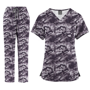 2026 New Arrival Printed Hospital Uniforms <strong>Nurse</strong> Uniform Sets for Men Women for Hospital <strong>Nurses</strong> Workwear Scrubs <strong>Outfit</strong> - Product Image 4