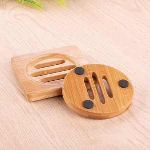 Yuka <b>Bamboo</b> <b>Soap</b> <b>Dish</b> Rectangular Self Drain Bathroom <b>Soap</b> Tray Wood <b>Soap</b> Box Household Use - Product Image 3
