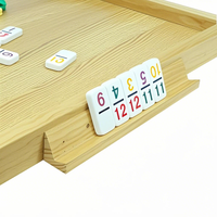 Table de dominos en bois à vendre, table de dominos sans pieds, fabrication sur mesure, logo personnalisé, table de dominos en bois pour jouer au jeu de dominos