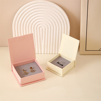 Boîte à bijoux en papier personnalisée en forme de livre avec logo, fermeture magnétique, pour collier, bracelet, boucles d'oreilles, bague, cadeau