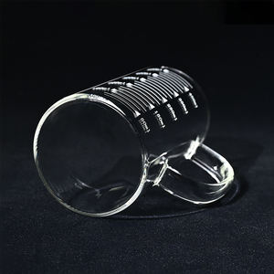 उच्च तापमान पारदर्शी क्वार्ट्ज ग्लास हैंडल के साथ स्नातक बीकर - Product Image 4