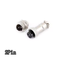 GX12 Diamètre 12mm Circulaire Aviation Plug Mâle Femelle 2Pin 3Pin 4Pin 5Pin 6Pin Cable Connector Socket