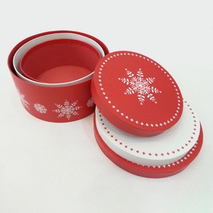 Custom Christmas Holiday Paper <b>Gift</b> <b>Box</b> <b>Round</b> <b>Box</b> Wedding <b>Round</b> <b>Gift</b> Paper <b>Box</b> Decoration Flower Packaging <b>Box</b> - Product Image 2