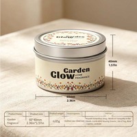 Lilin Bunga Kering Kaleng Taman Hangat, Hadiah Pernikahan Buatan Tangan, Souvenir Ulang Tahun Kreatif, Lilin Aroma Terapi