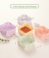 Bol de voyage pliable en silicone personnalisé pour animaux de compagnie, plat de nourriture portable et pliable pour chien, distributeur de nourriture en silicone de qualité alimentaire pour l'extérieur