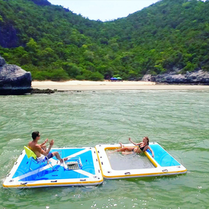 Plataforma Flotante Inflable para Lago o Piscina, con Capacidad para 100-500 kg, Certificación CE, Ideal para Moto Acuática, Bote o Hamaca Acuática - Product Image 3