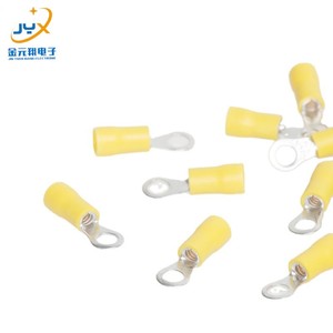 Meilleur <span class=keywords><strong>prix</strong></span> pour les bornes annulaires isolées, connecteurs de câbles électriques, bornes à fourche en cuivre à sertir, 300V, 22-16 AWG - Product Image 4
