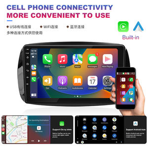 9 ''Android Autoradio Carplay Android Auto GPS <span class=keywords><strong>RDS</strong></span> HIFI-Unterstützung AHD Cam für Mercedes-Benz Smart 2016 Multimedia Video Stereo - Product Image 4