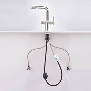 Sanitary Ware Out Water Filter Purifier 304 Stainless Steel Kitchen Sink Faucets with Pull Down Sprayer - Product Image 4