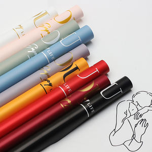 <span class=keywords><strong>Jane</strong></span> <span class=keywords><strong>Eyre</strong></span> série Floral Lover papier d'emballage cadeau taille personnalisée style coréen rouleau enduit pour l'emballage des aliments et des fleurs pour Noël - Product Image 5