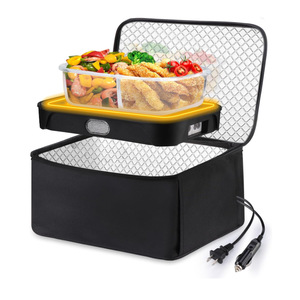 <span class=keywords><strong>Mini</strong></span> <span class=keywords><strong>microondas</strong></span> portátil para coche, horno eléctrico de 12V, caja de Picnic de calentamiento rápido para viajes, Camping, comida, cocina, accesorio de viaje - Product Image 6
