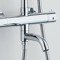 Ensemble de colonnes pour bain de pluie et douche à main montage mural en laiton/SS/ABS pour hôtels appartements extérieurs Villas entrées entrepôt