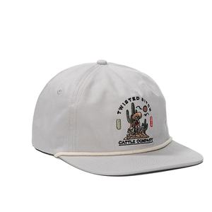 Gorra de Béisbol de 5 Paneles con Visera Plana y Cierre a Presión, Gorra de Algodón con Logotipo Personalizado Bordado - Product Image 5