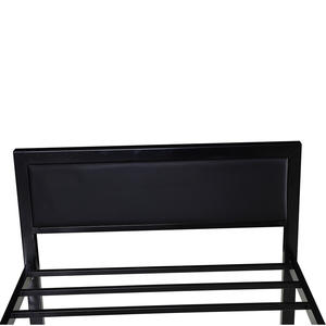 Commercio all'ingrosso Ultimi disegni design moderno mobili Per La Casa <span class=keywords><strong>in</strong></span> <span class=keywords><strong>ferro</strong></span> singolo letto di base per la camera da letto di schiuma PU <span class=keywords><strong>testiera</strong></span> - Product Image 4