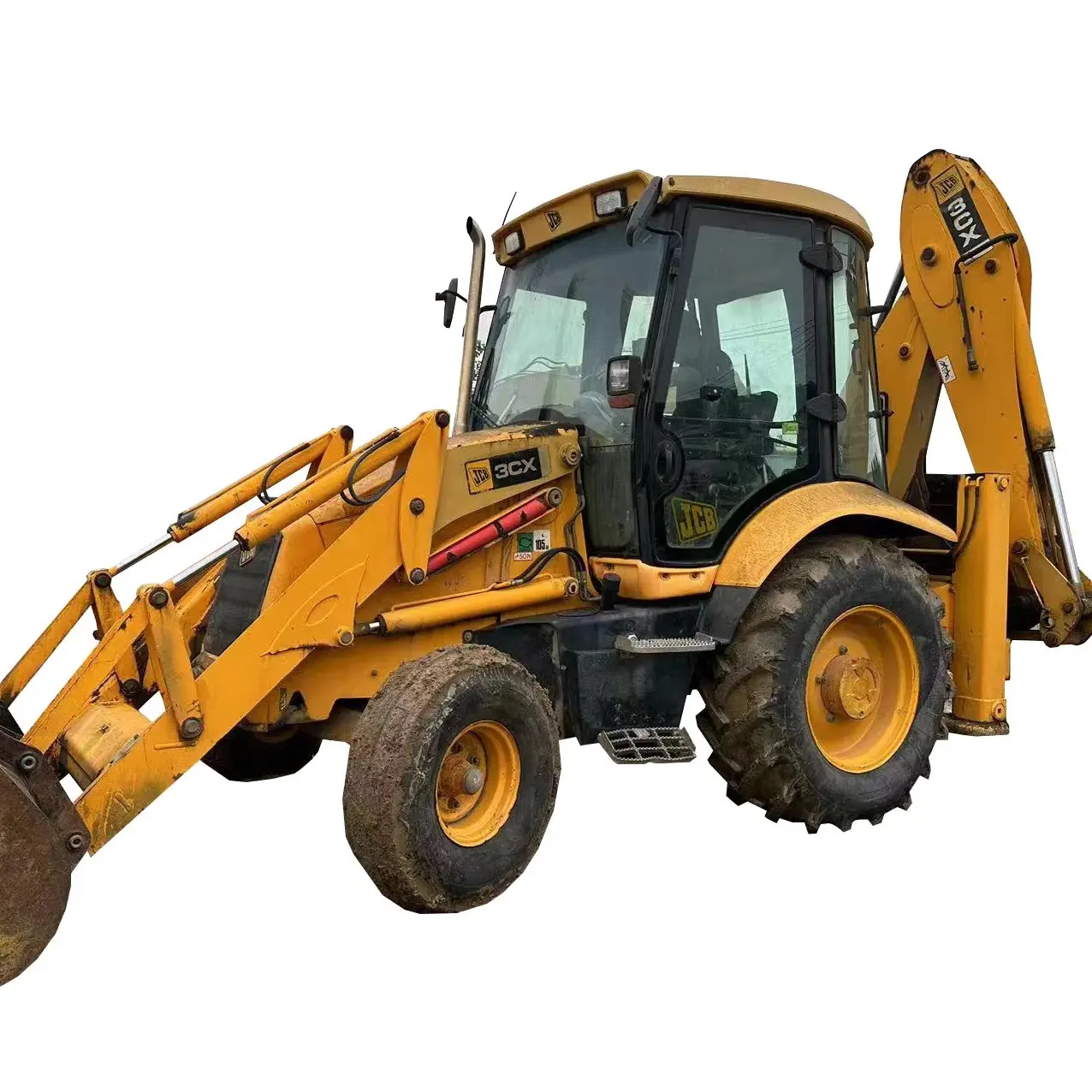 Goede Staat Bouwmachines Jcb 3cx Gebruikte Backhoe Loader Wielmachines