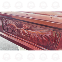 Ataúd de Madera Estilo Europeo, de Abeto, para Uso Funerario, Tamaño Personalizado, Certificado FSC, Directo de Fábrica