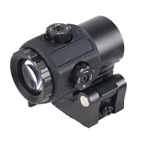 Lunette grossissante de haute qualité G43/G45 3X/5X en alliage d'aluminium, couleur noire/sable, optique de précision pour le tir en plein air et la chasse