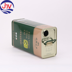 Huile d'olive de qualité alimentaire en gros, boîtes en métal rectangulaires de 5 L pour bonbons et chocolats - Product Image 3