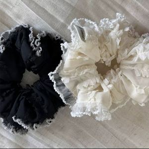 Coleteros Grandes Elásticos con Encaje Estilo Ballet, Lazos Dulces para Moño, Bandas Elásticas para el Cabello de Alta Elasticidad, Accesorios para el Cabello de Niñas, Scrunchie - Product Image 2
