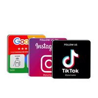 Autocollant de table NFC en PVC étanche avec puce Ntag213, acrylique durable pour les hôtels, les entreprises et les cartes de membre (personnalisable)