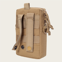 Pochette de ceinture EDC portable à dégagement rapide pour l'extérieur, organisateur multifonctionnel, sac tactique de taille Molle avec bandoulière