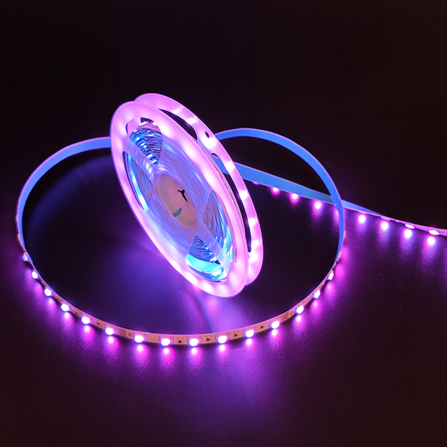 LEDSL-6 Custom Professional Dc 12v Smd2835 Smart Dimmable App Control Rgb Led Strip Light for Ceiling Bedroom Indoor Furniture