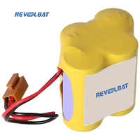 Baterai Li-ion Revolbat Berkualitas Tinggi 6v 2400mah untuk Br-2/3AGCT4A Br-2/3AG A98L-0031-0025 Paket Baterai Li-ion Mesin Plc