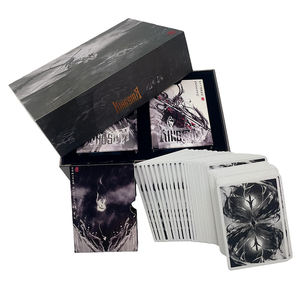 Jeu de cartes à jouer de haute qualité, 2 jeux, impression, PVC durable, imperméable, avec boîte magnétique - Product Image 1