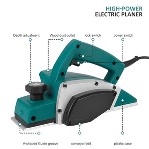 Machine à raboter le bois multifonctionnelle 220V haute puissance, portable, pour usage domestique, raboteuse électrique manuelle - Product Image 2