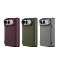 Étui pliable magnétique antichoc pour iPhone 18 Fold, en tissu technique PC, cuir, métal, avec béquille et protection de l'objectif