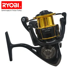 Japon Ryobi balıkçılık makaraları 4 + 1 BB ışık pürüzsüz İplik makaraları güçlü Reel balıkçılık