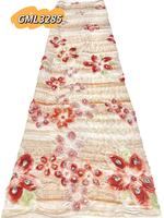 Tissu en dentelle 3D fleuri perlé avec strass et broderie de sequins, en tulle, matériau de qualité supérieure pour mariage, soirée formelle et fête