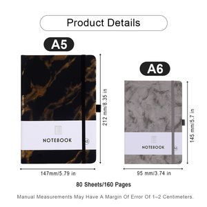 Carnet A5 à couverture rigide avec logo personnalisé, en cuir PU, <span class=keywords><strong>journal</strong></span> durable pour l'extérieur, avec agenda de bureau - Product Image 3