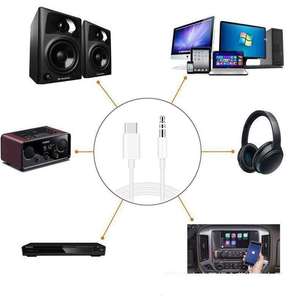 Câble audio-vidéo USB Type C 3,5 mm en gros, matériau TPE, protection contre les courts-circuits, pour autoradio, haut-parleur, casque, téléphone portable - Product Image 3