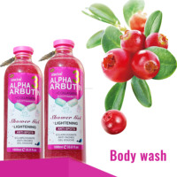 Gel Douche Parfumé Éclaircissant en Gros à l'Arbutine 1000ml Anti-Âge pour Femmes Africaines