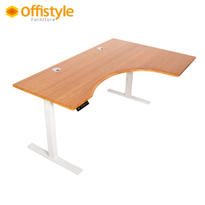 Điện Động Cơ Kép Bàn Văn Phòng Chiều Cao Có Thể Điều Chỉnh Ngồi Đứng Máy Tính Bàn - Product Image 1